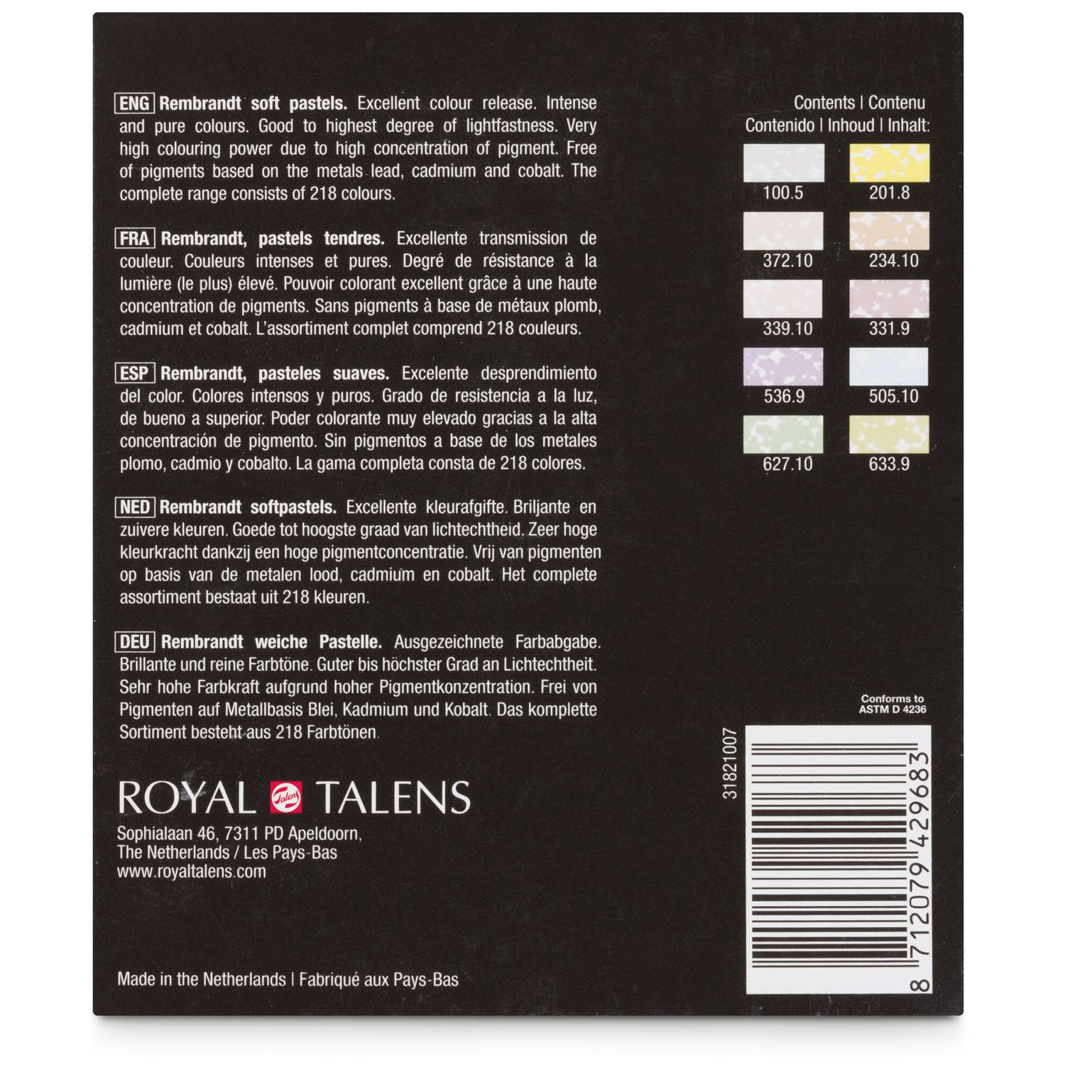 ROYAL TALENS | REMBRANDT Soft Pastels — sets of 10 | 50,000+ Art ...